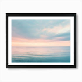 Sunset Over The Ocean 4 Art Print