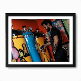 Tattoo Shop 1 Art Print