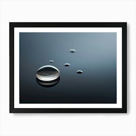 Water Drop Art Print