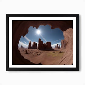 Desert Cave Art Print