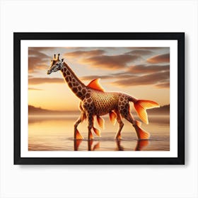 Giraffish 1 Art Print