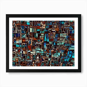 Mosaic Tile Art Print