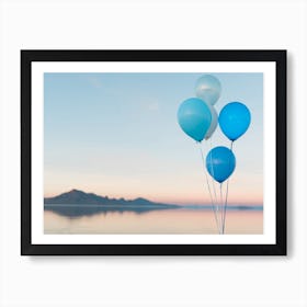 Balloons Over Bonneville  Art Print