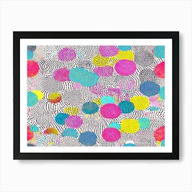 Colorful Dots Art Print