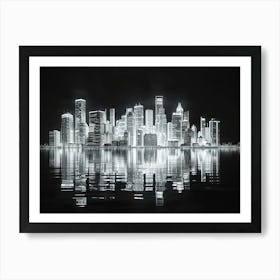 New York City Skyline 1 Art Print