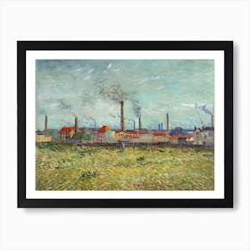 Factories At Clichy (1887), Vincent Van Gogh Art Print