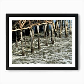 Pier At The Beach Art Print