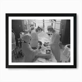 Operation At Provident Hospital, Chicago, Illinois By Russell Lee 1 Art Print