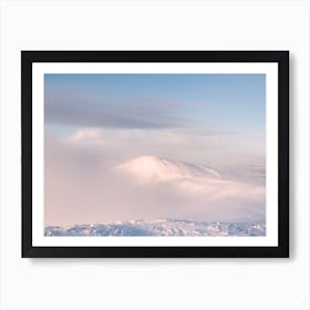 Scotland Snow Art Print