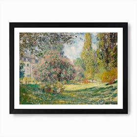 The Parc Monceau (1876), Claude Monet Art Print