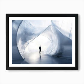 Man In A Tunnel 2 Art Print