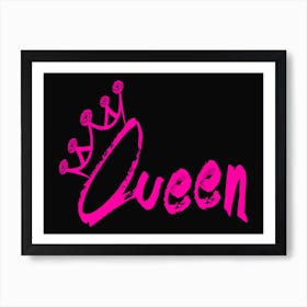 Pink Queen Art Print