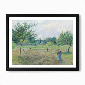 Haymaking At Éragny (1892), Camille Pissarro Art Print