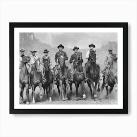 The Magnificent Seven 1960 Horseback Art Print