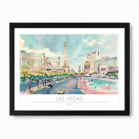 Las Vegas 2 Art Print