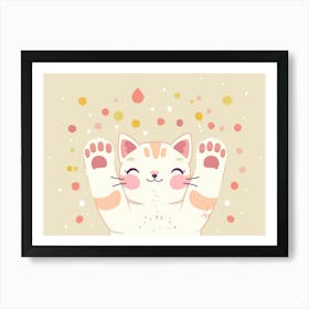 Cat Paw (22) Art Print