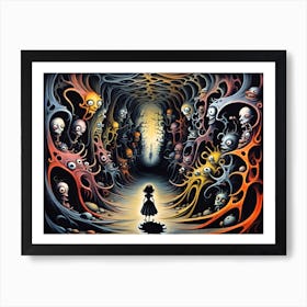 Shadows Dance in the Chasm of My Being Art Print