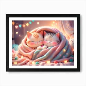 Cute Kittens Art Print