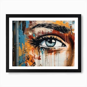 Eye Of A Woman Art Print