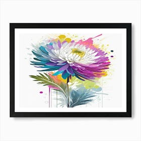 Chrysanthemum Flower 1 Art Print