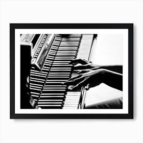 Piano Hands Art Print