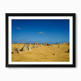 The Pinnacles: A Dance Of Light And Shadow Art Print