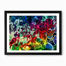 Alcohol Ink Colors 5 Art Print