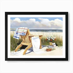 Adirondack Chair Art Print