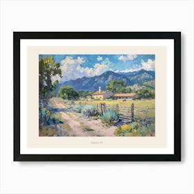 Western Landscapes Santa Fe New Mexico 1 Poster Art Print