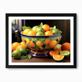 Orange Bowl Art Print