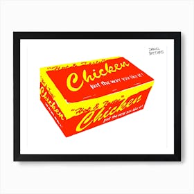 London Chicken Box Art Print