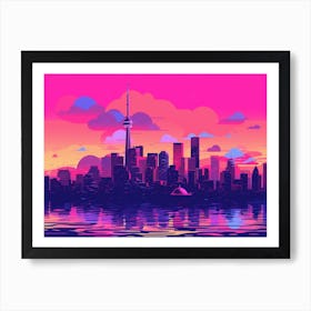 Toronto Skyline 2 Art Print