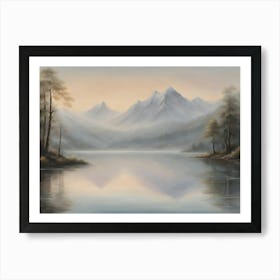 Mountain Lake Art Print