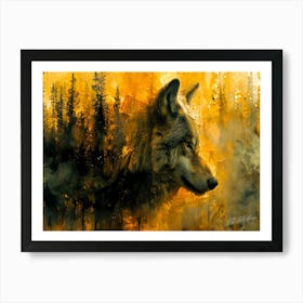 Wolf Vs - Wolf Wilderness Art Print