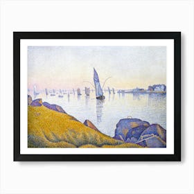 Evening Calm, Concarneau, Opus 220 (Allegro Maestoso) (1891), Paul Signac Art Print