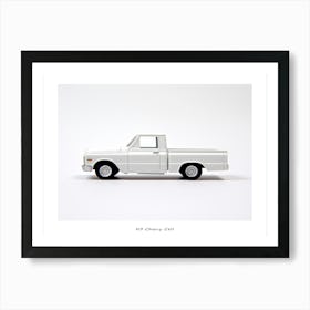 Toy Car 67 Chevy C10 White Poster Art Print