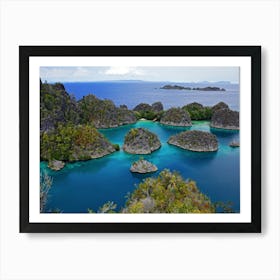 Blue Lagoon In Philippines Art Print