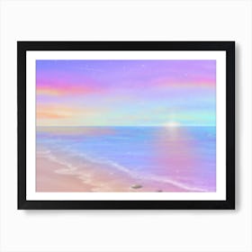 Sunset Beach Art Print