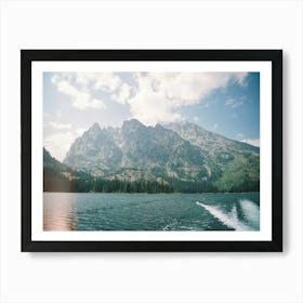 Mountain Lake Landscape on Film Art Print