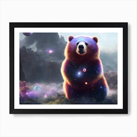 Galactic Bear Art Print