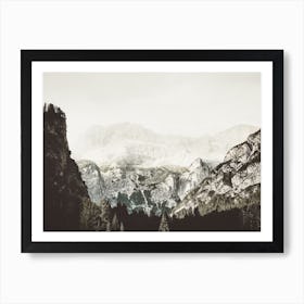 Mountain Scenery Art Print