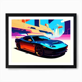 Futuristic Car 44 Art Print