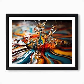 Splash Of Color Art Print