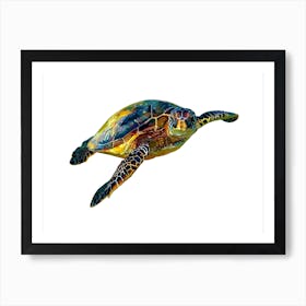 Hawksbill Sea Turtle Art Print