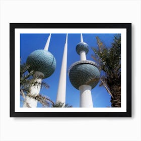 Kuwait Towers Art Print