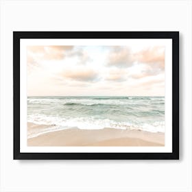 Pastel Beach Art Print