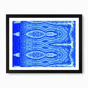 Blue Wave 1 Art Print