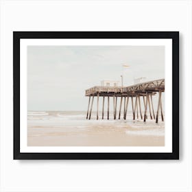 Pier Over Ocean Art Print
