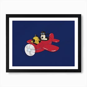 Porridge Plane Art Print