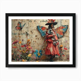 The Rebuff: Ornate Illusion in Contemporary Collage. Fairy Tale Art Print